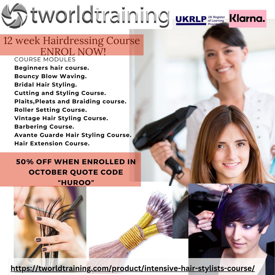 12 Weeks Hairdressing Course