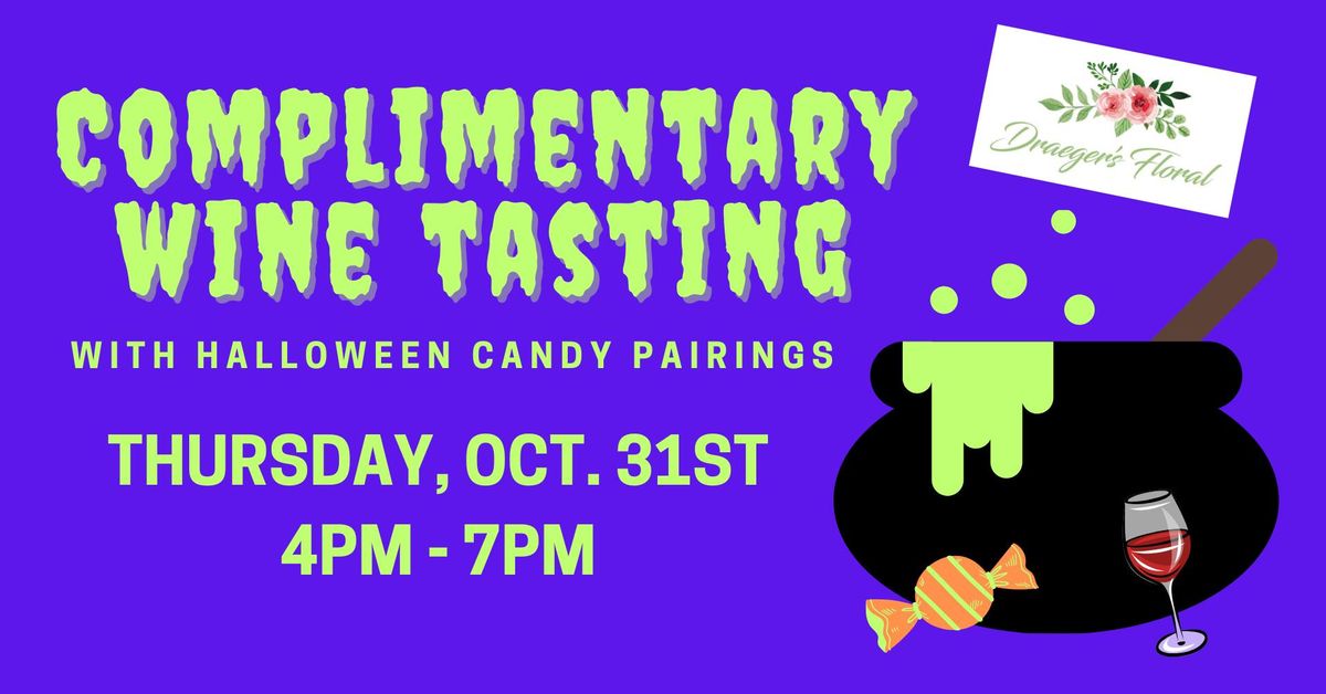 Wine Tasting with Halloween Candy Pairings!