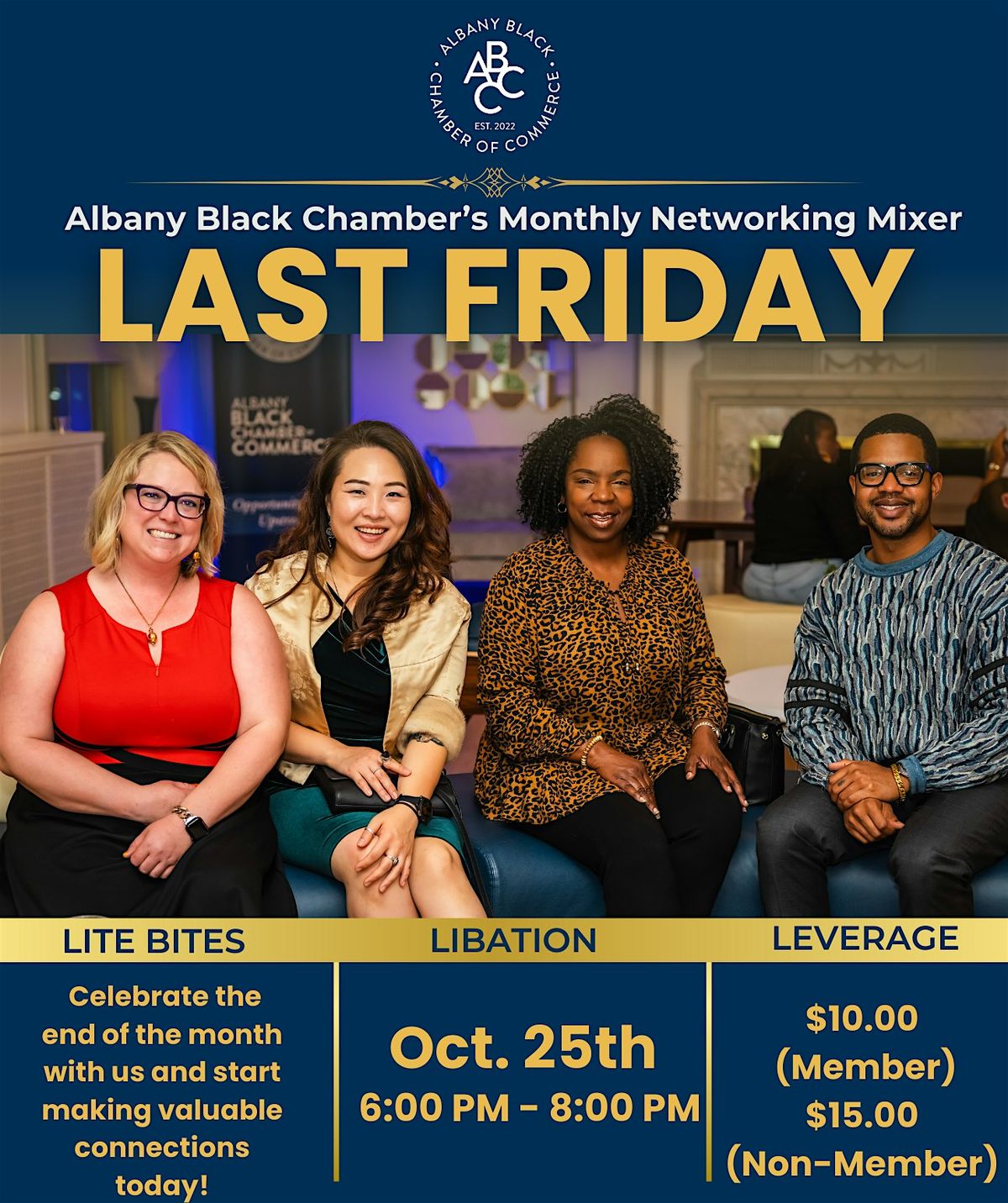 LAST FRIDAY: ABCC's Premier Monthly Networking Mixer