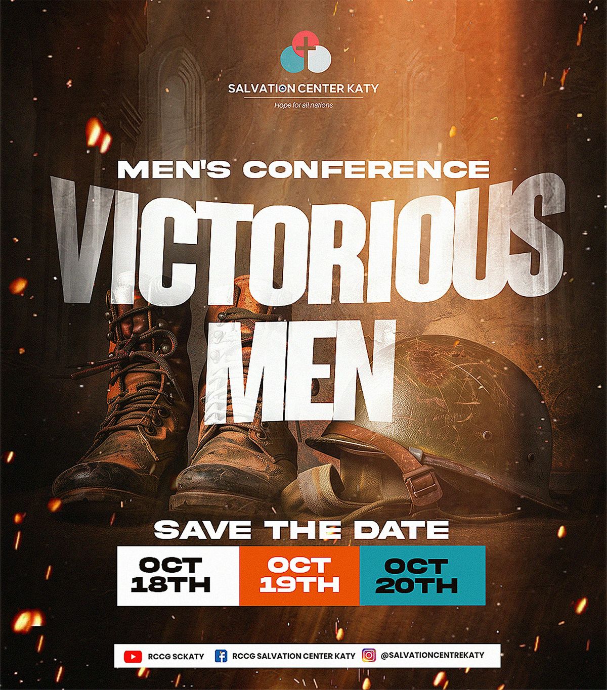 Men Weeked Rccg 2024 VICTORIOUS MEN Conference, RCCG SALVATION CENTER KATY, 18 October ...