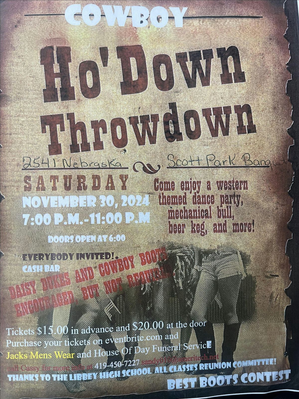 Cowboy Ho Down Throw Down