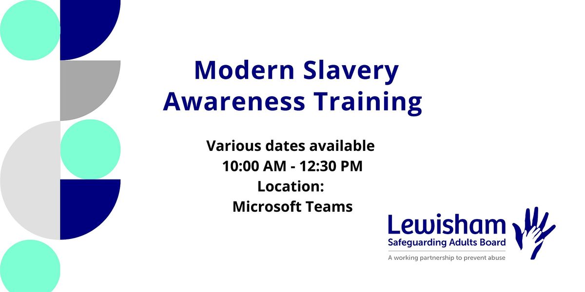 Modern Slavery - Awareness Raising