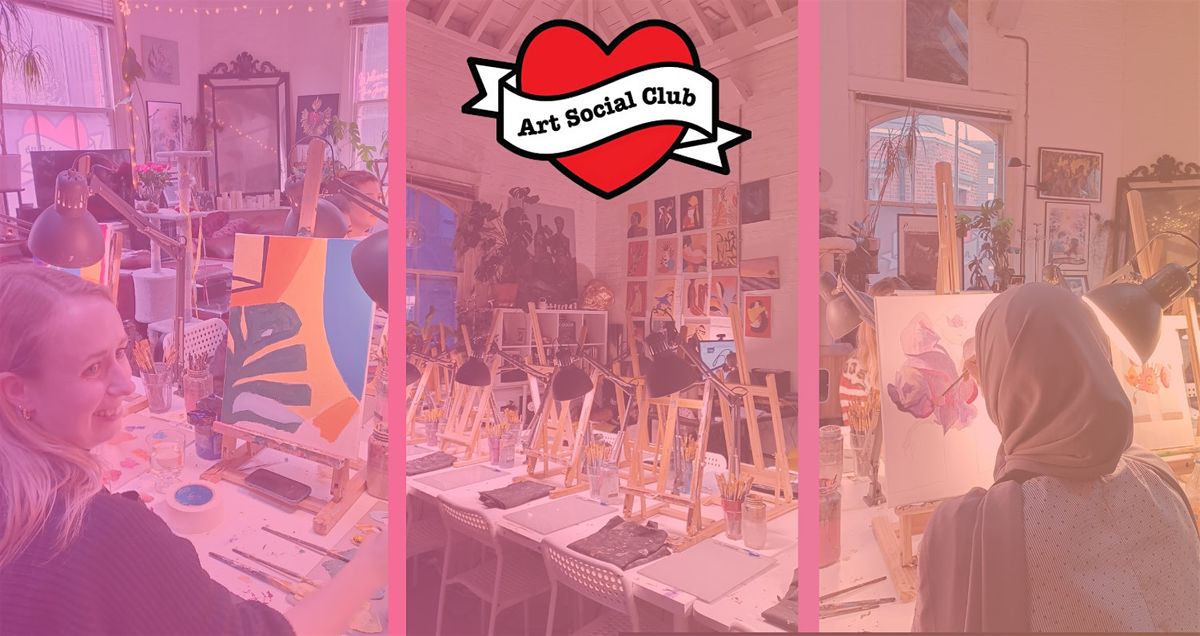 Paint & Sip Daytime and  Evening Classes at Art Social Club (byob)