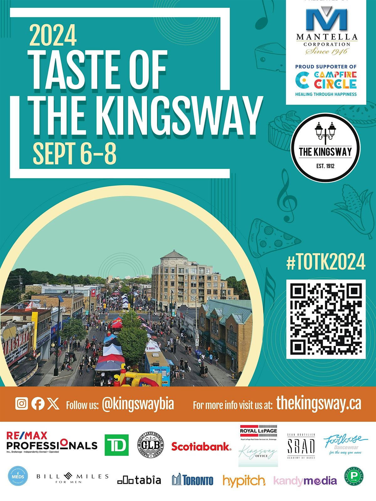 TASTE OF THE KINGSWAY 2024, 3029 Bloor St W, Toronto, 6 September to 8