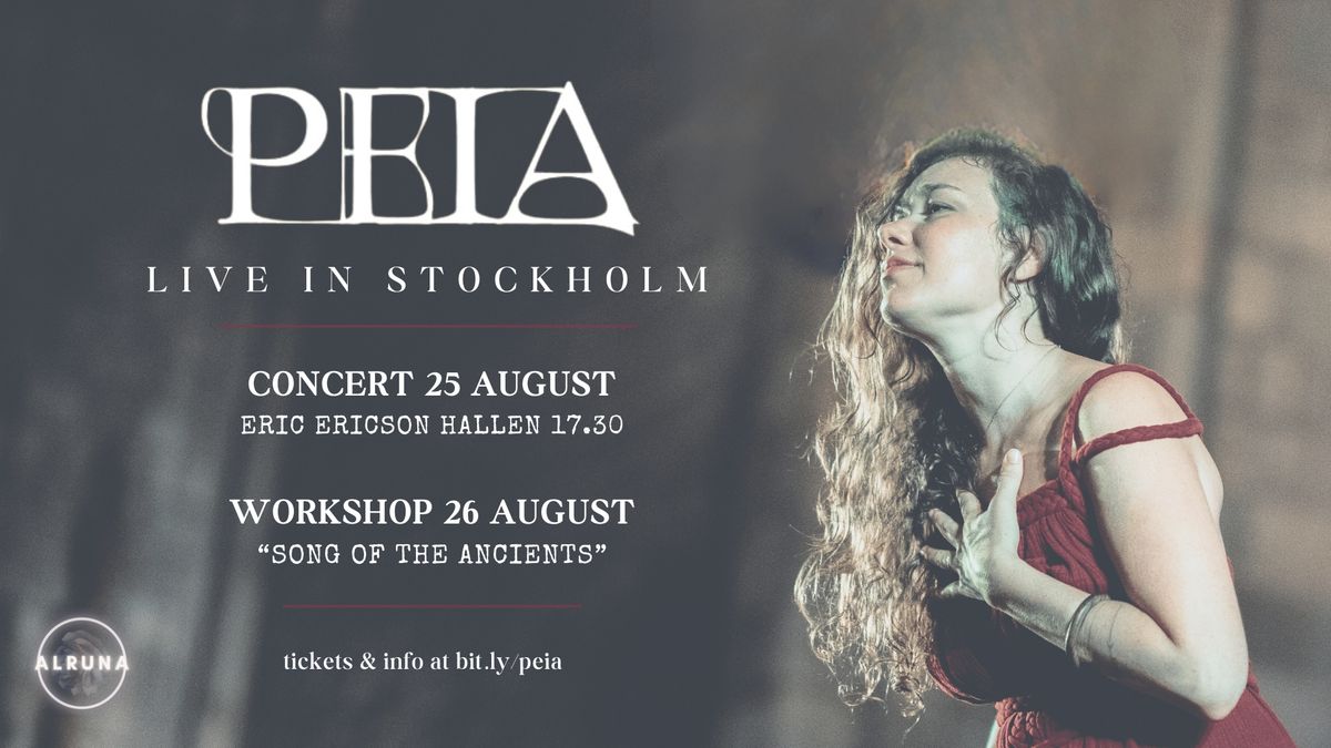 PEIA - Concert & Workshop Live in Stockholm