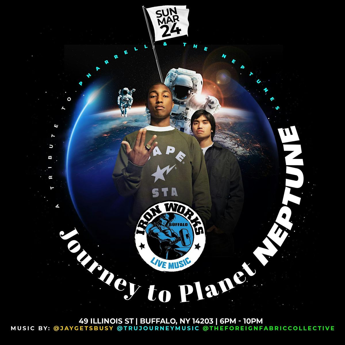 Journey to Planet Neptune: A Tribute to Pharrell Williams and The Neptunes