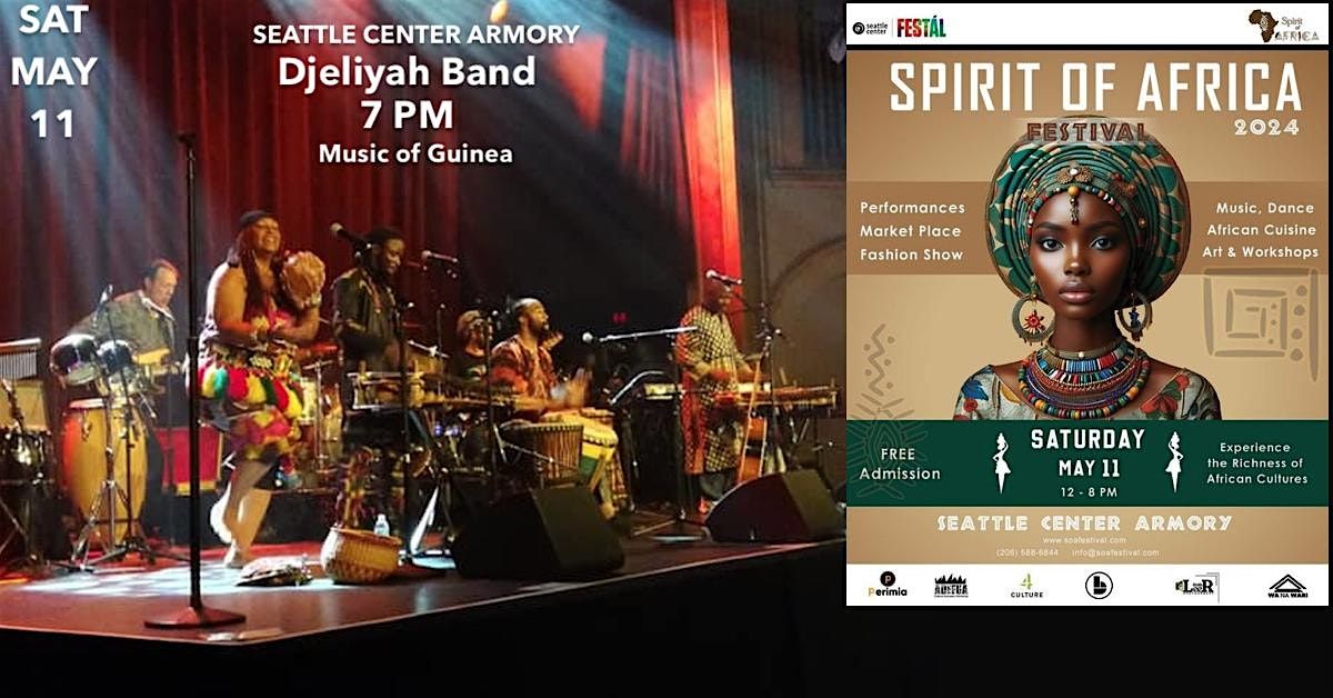 Spirit of Africa 2024 Presents Boka Kouyate "Djeliyah Band"