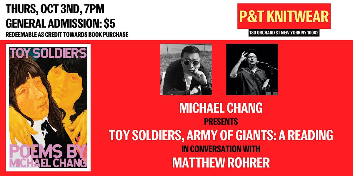 TOY SOLDIERS, Army of Giants: A Reading, P&T Knitwear Books & Podcasts ...
