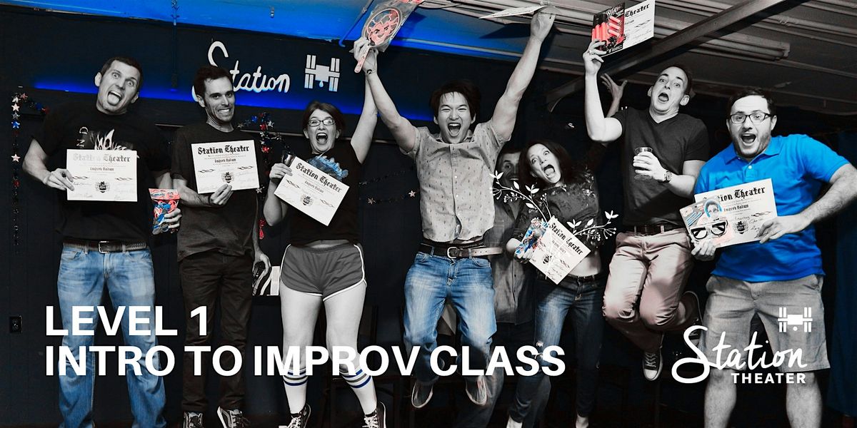 Class: Level 1 Long-Form Improv (In-Person; Wednesdays, 6-8 pm; 9 weeks)