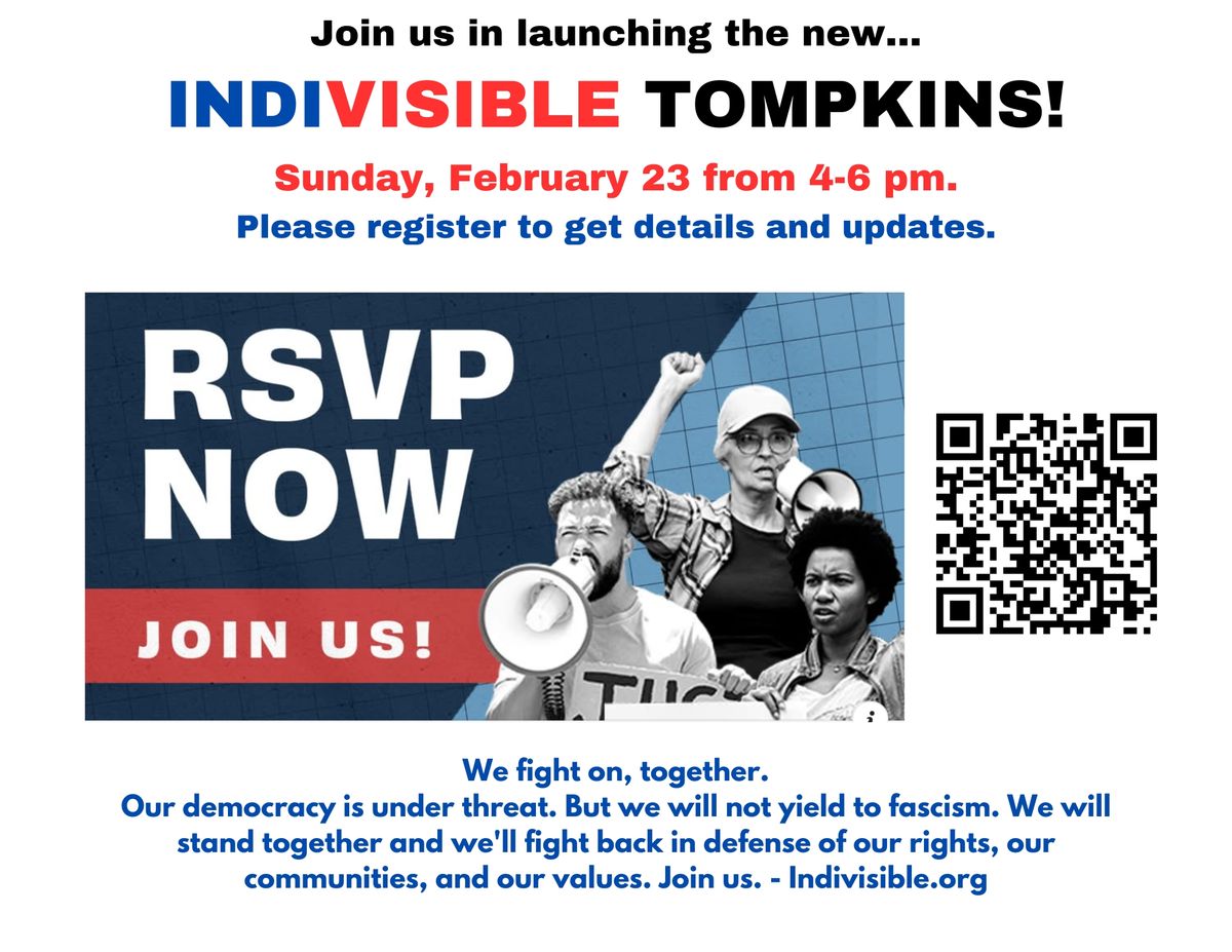 Indivisible Tompkins Kick-Off 2025!