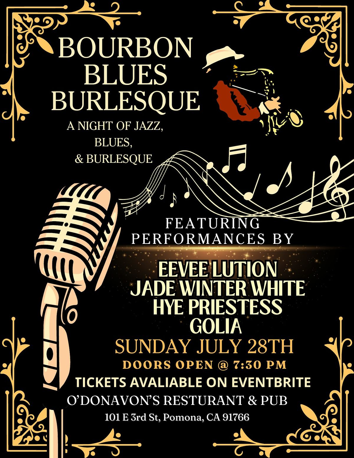 BOURBON, BLUES, & BURLESQUE