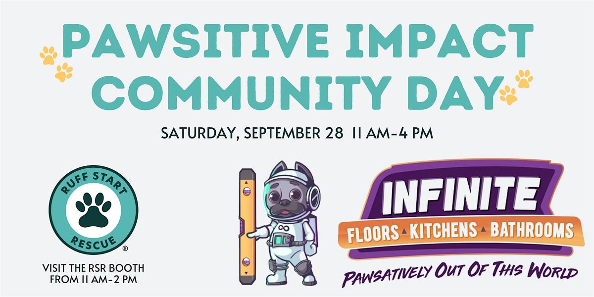 Pawsitive Impact Community Day with Infinite Floors Kitchens Bathrooms