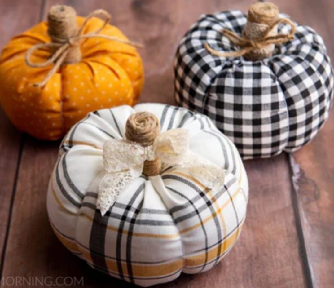 Fabric Pumpkins