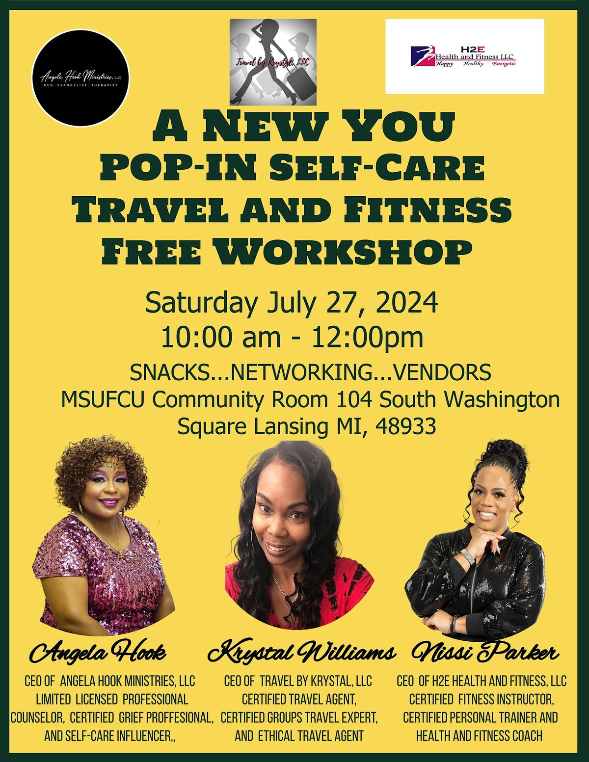 Self-Care, Travel and Fitness Workshop