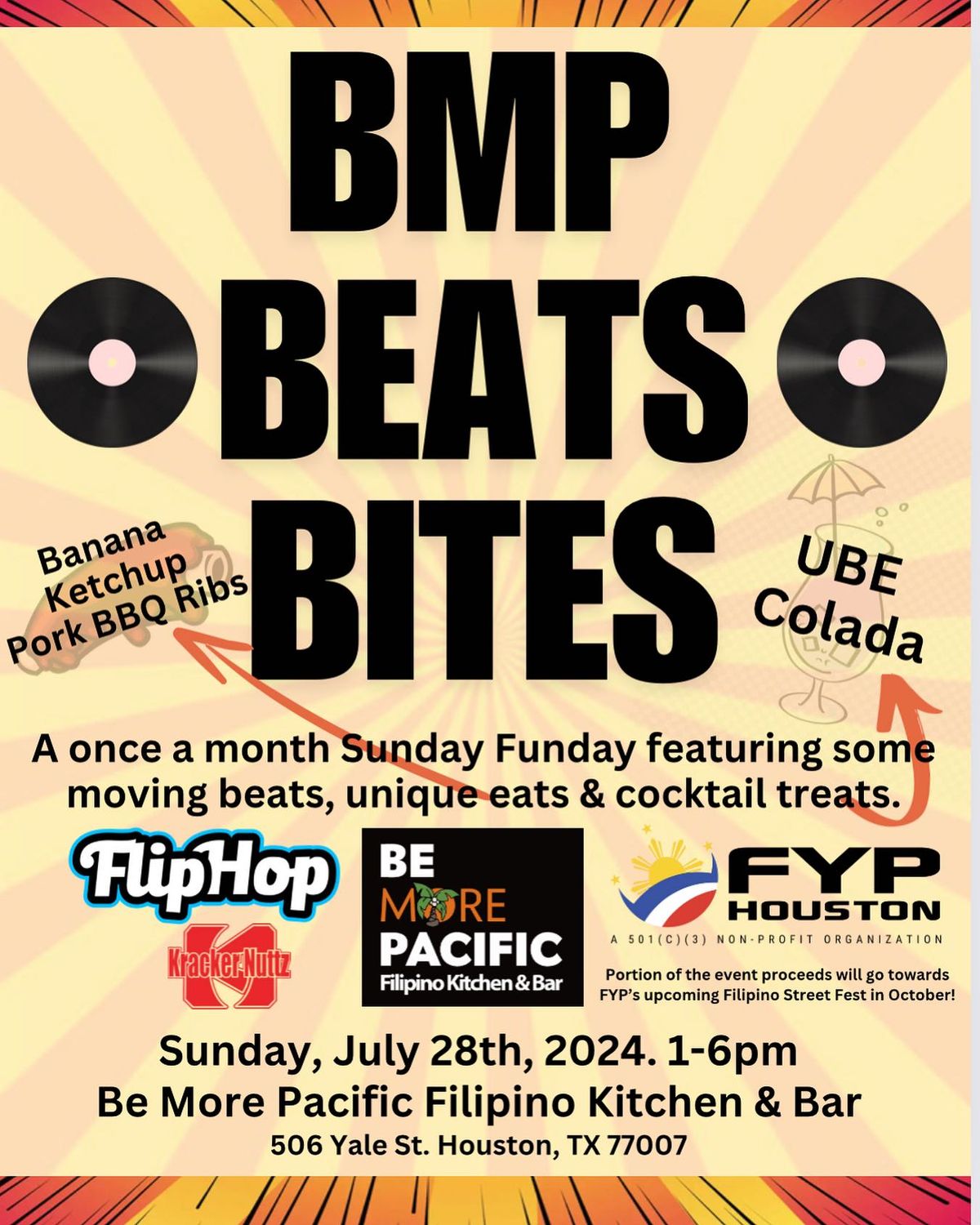 BMP-Beats-Bites with FYP Houston - July