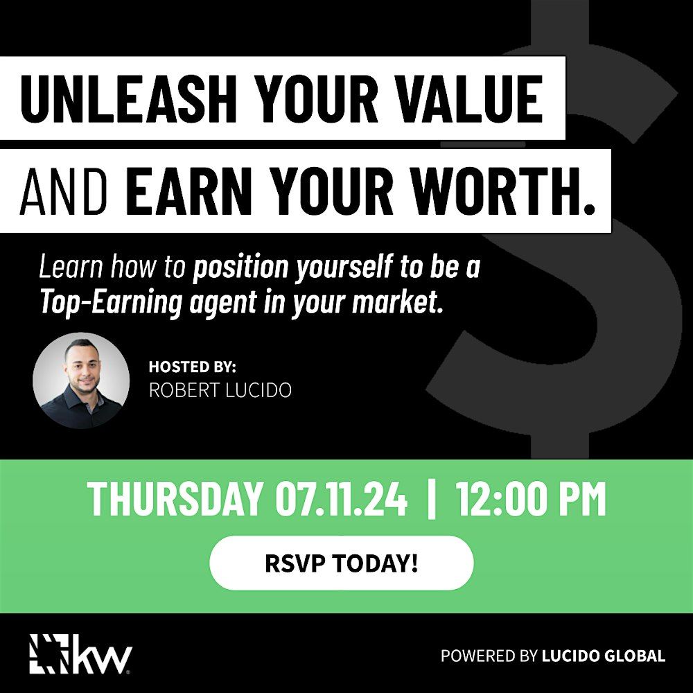 Unleash Your Value & EARN your WORTH!