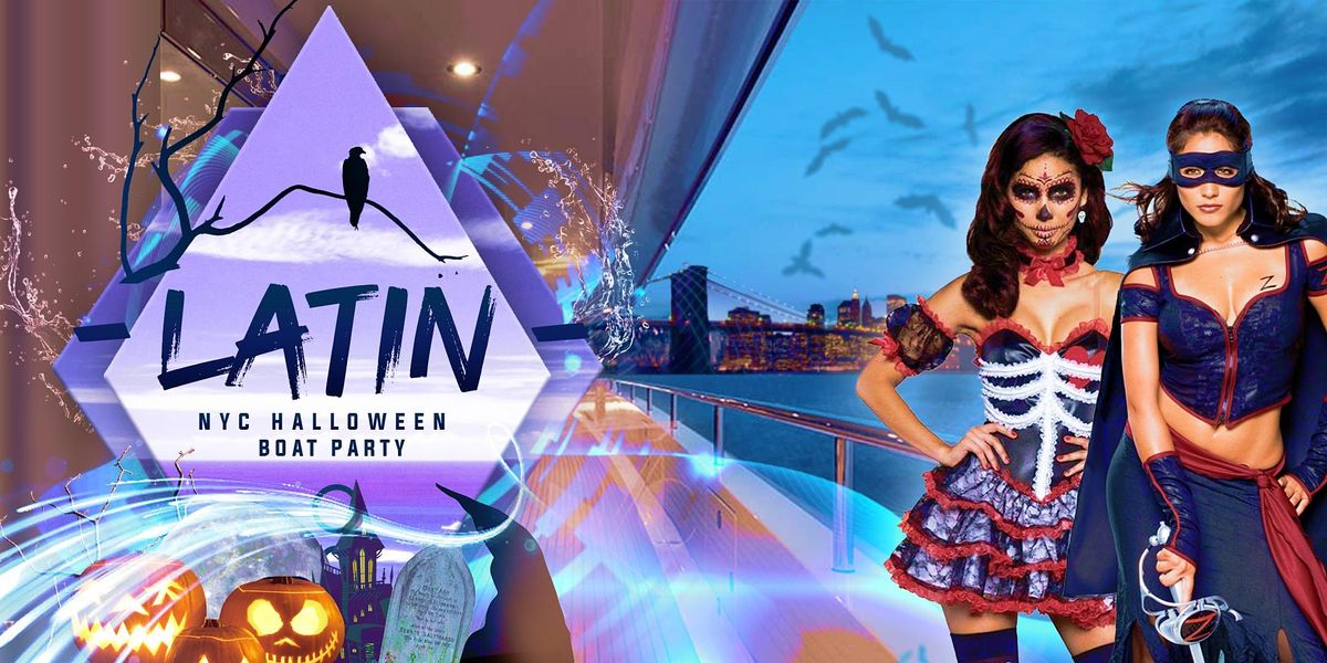 HALLOWEEN Latin Party Cruise NYC MEGA YACHT INFINITY, Pier 40