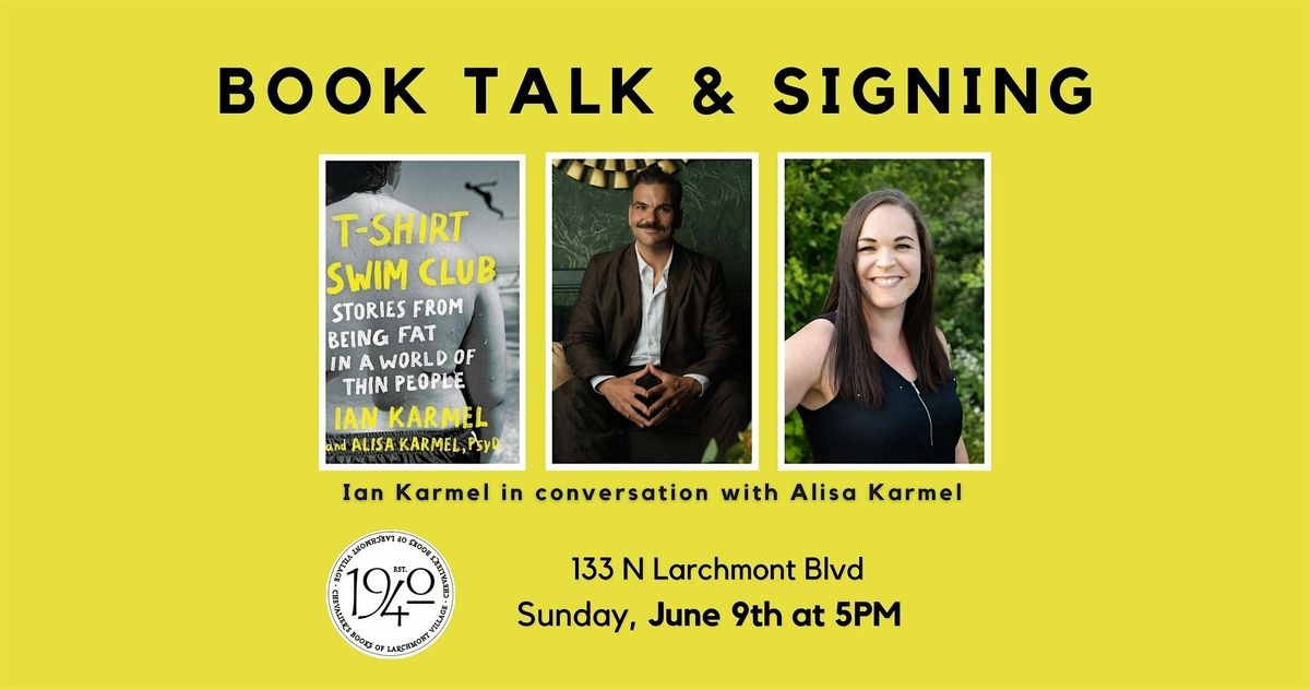 Book Talk! Ian and Alisa Karmel's T-SHIRT SWIM CLUB