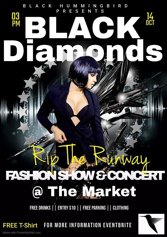 Rip The Runway (Fashion Show Seminar & Concert) All Black & Diamond Event