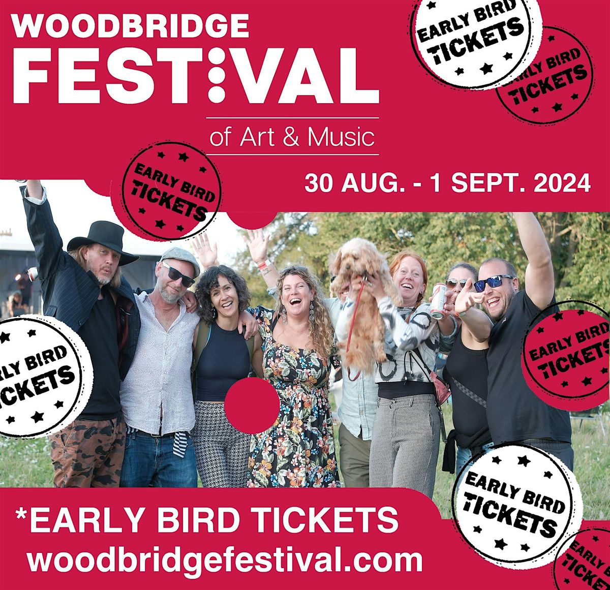Woodbridge Festival Super Early Bird Tickets second issue