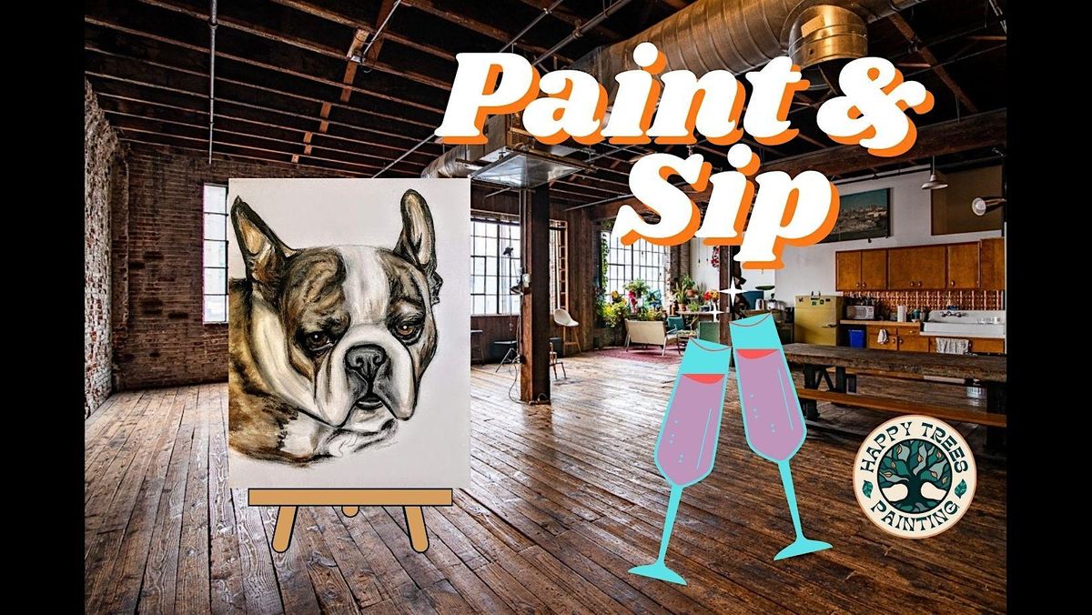 Paint & Sip Art Class- Paint your Pet