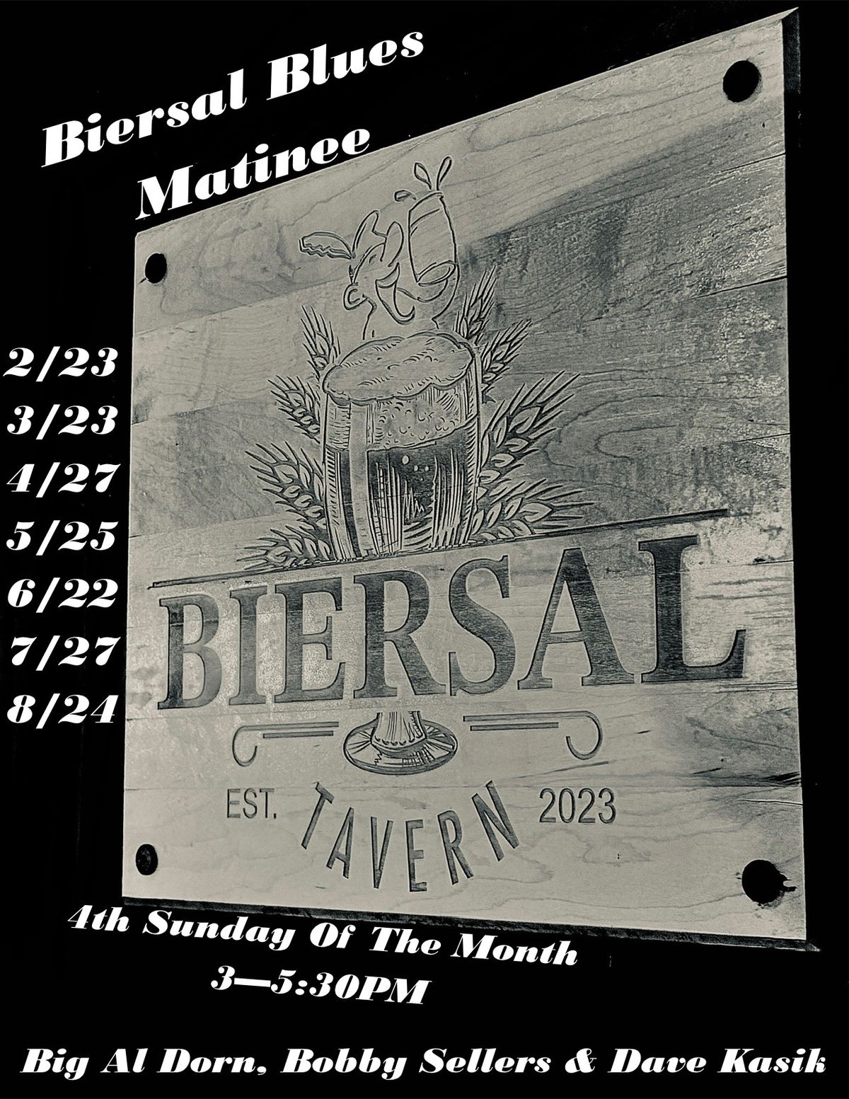 Sunday Biersal Blues Matinee Feat. Big Al Dorn Trio