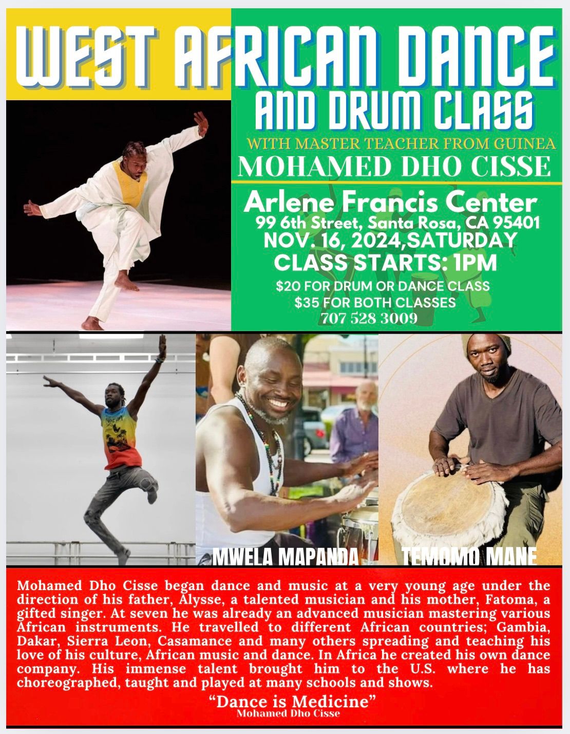 West African Dance & Drum class