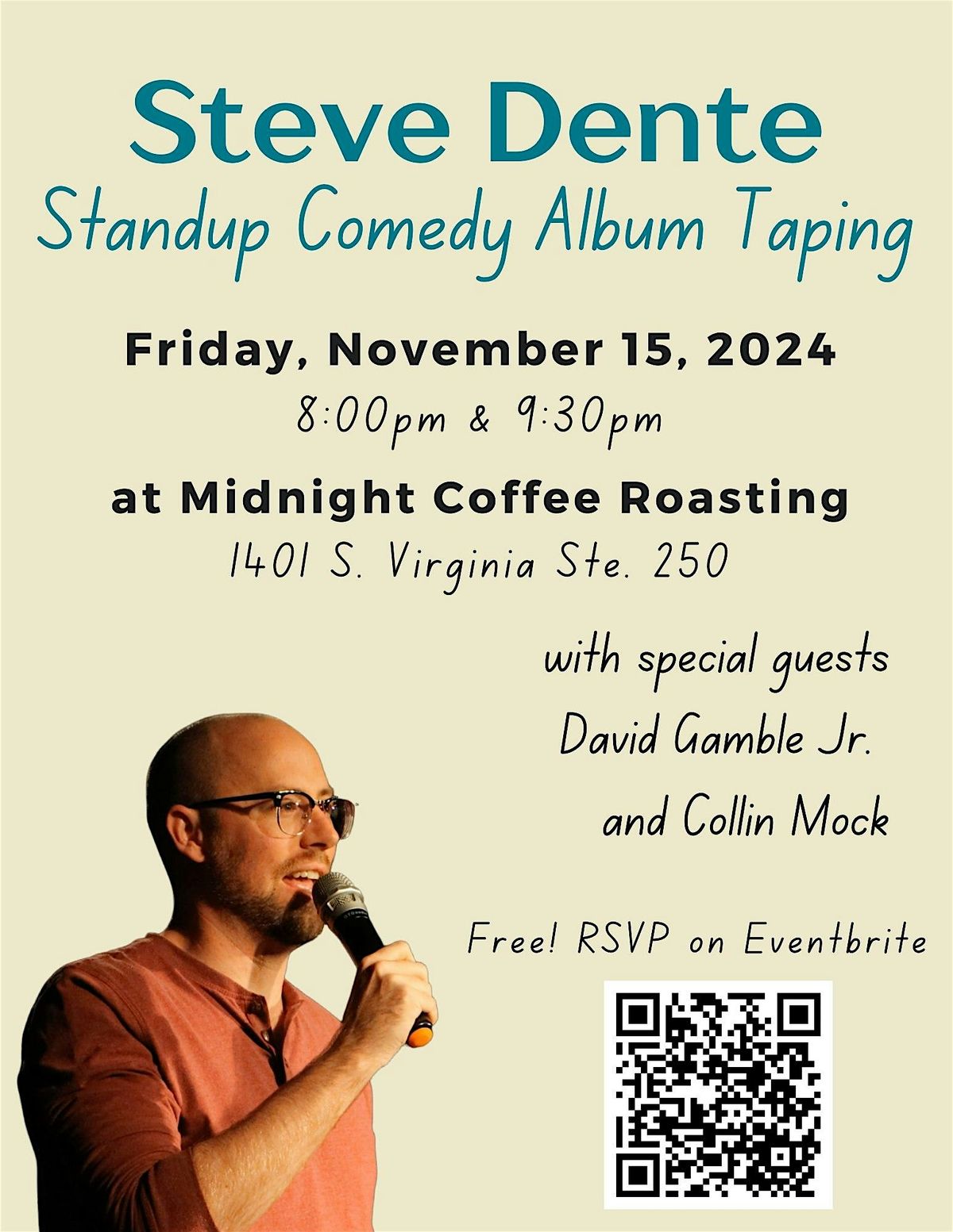 Steve Dente Standup Comedy Album Taping