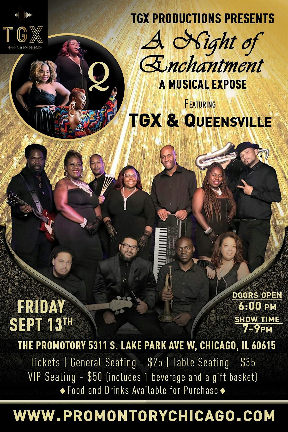 A Night of Enchantment - A Musical Expose w\/ TGX and Queensville