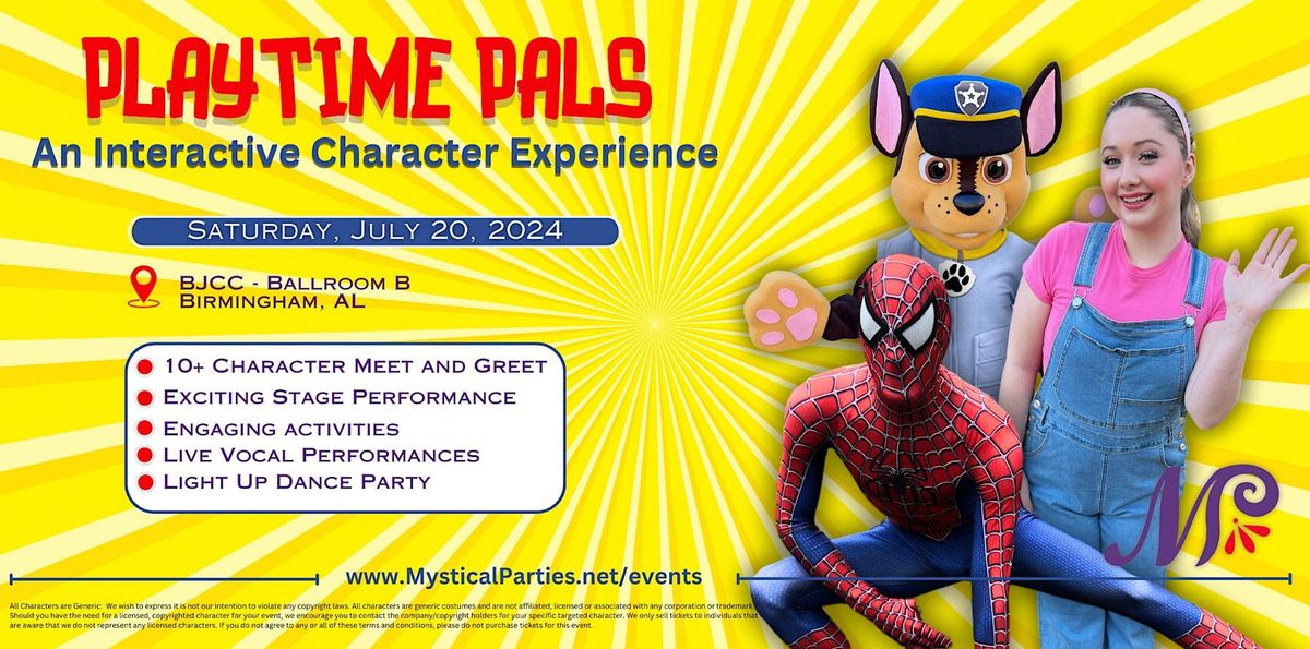 Playtime Pals - Birmingham: Interactive Character Experience