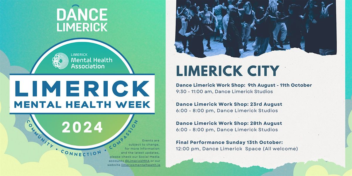 Movement For Your Mind Workshops & Performances #LMHW2024 LIMERICK