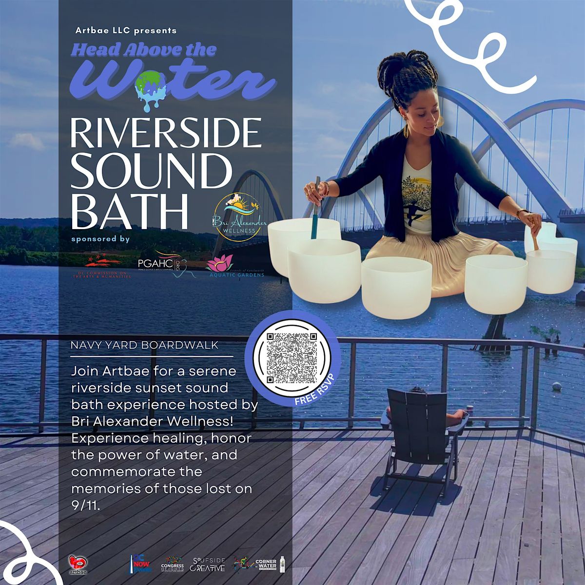 "Head Above the Water" - Sunset Riverside Sound Bath Experience