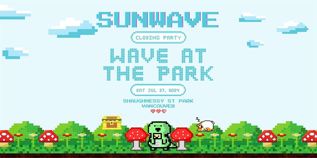 SUWAVE 2024 - Wave At The Park (Open Air) - Closing Party
