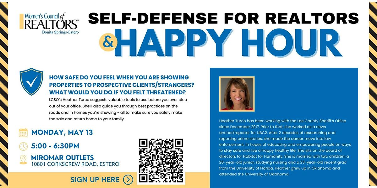 Self Defense Class and Happy Hour