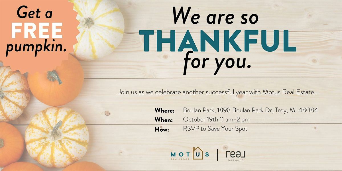 Fall Client Appreciation Event with Motus