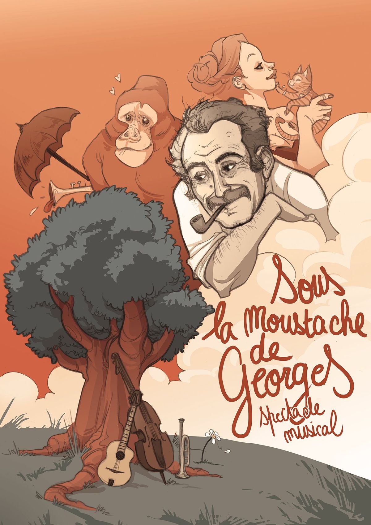 Sous la moustache de Georges au Zygobar! 