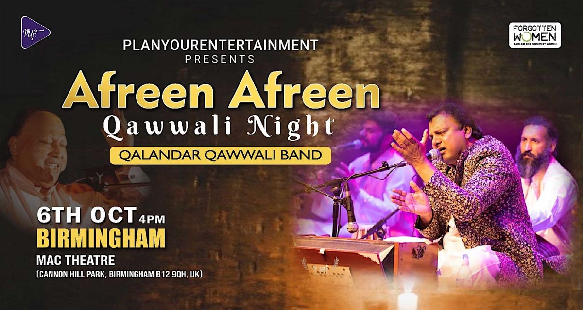 Afreen Afreen  Qawwali Night with Qalandar Qawwali Band Birmingham