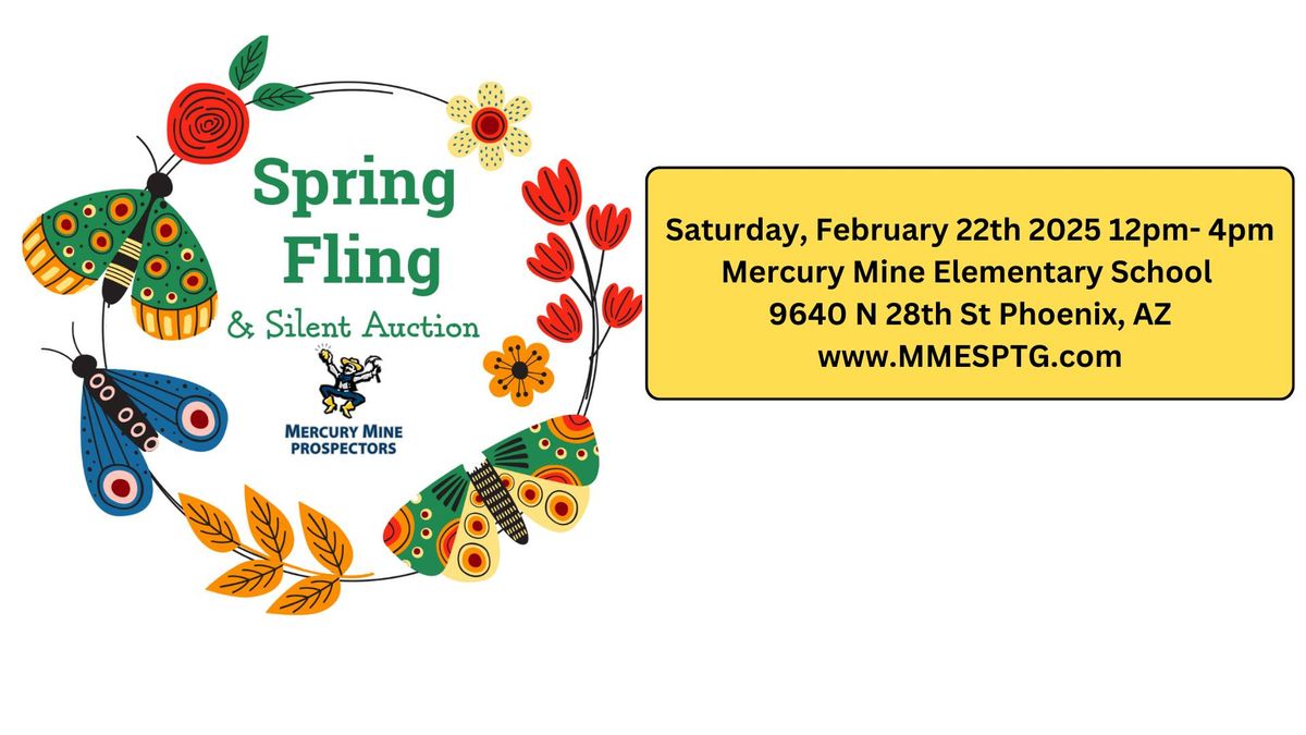 Spring Fling and Silent Auction at Mercury Mine Elementary School