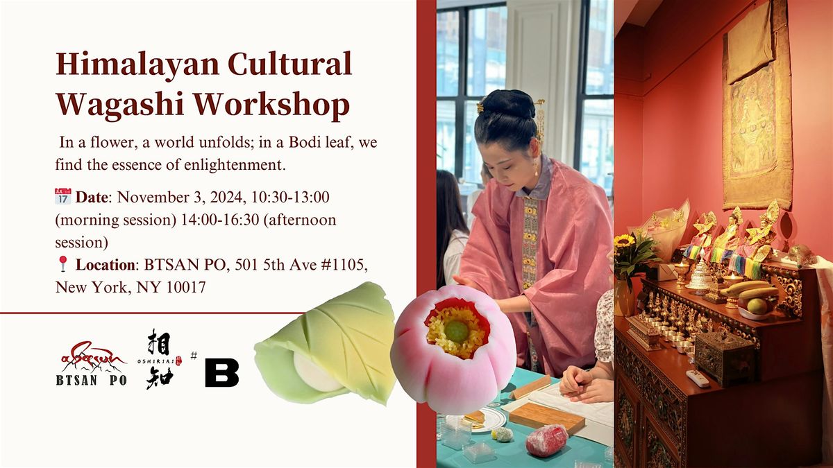 Himalayan Cultural Wagashi Workshop