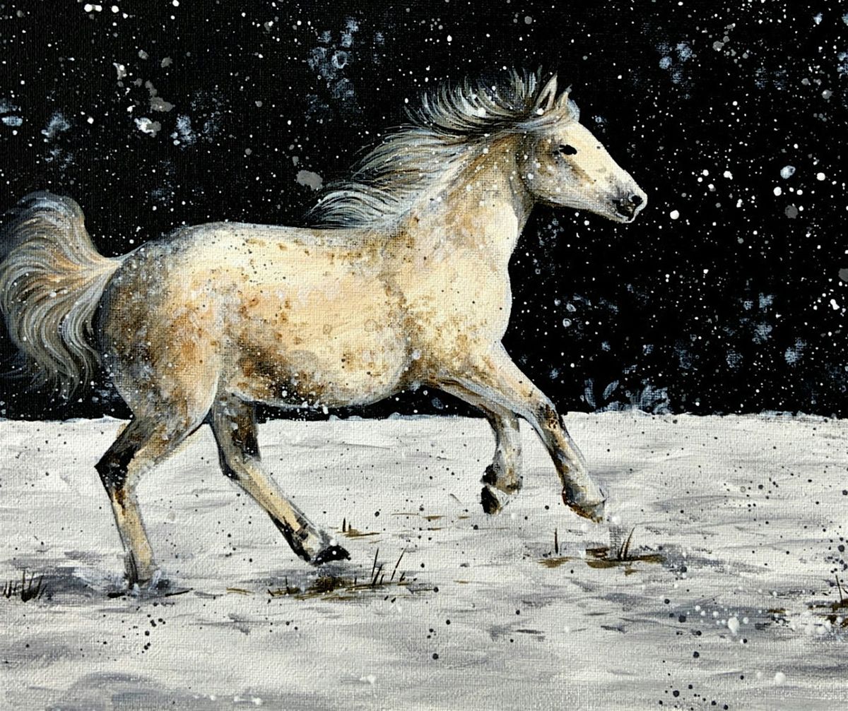 Paint Night: Winter Stallion