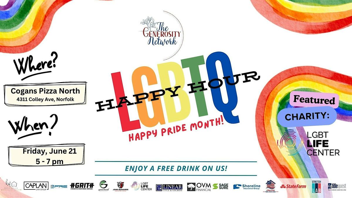 The Generosity Network's LGBTQ Happy Hour \/ LGBT Life Center Fundraiser
