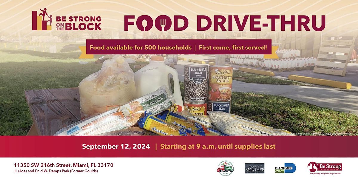 Be Strong International's September Food Drive 2024
