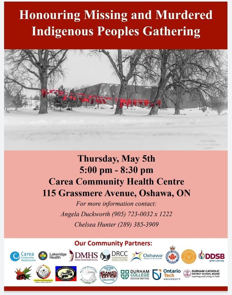 9th Annual Murdered and Missing Indigenous Peoples walk, Oshawa ...