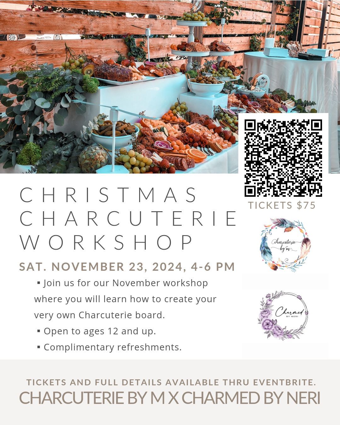 Holiday Charcuterie Board Workshop