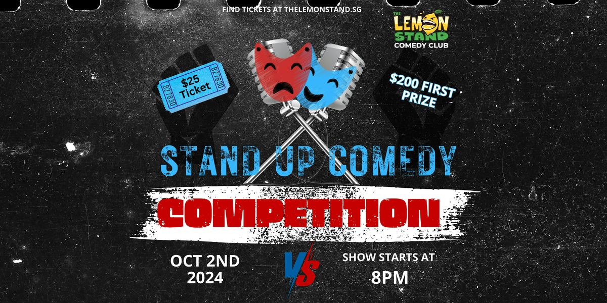 Stand Up Comedy Competition | Wednesday Oct. 2nd 2024 @ The Lemon Stand