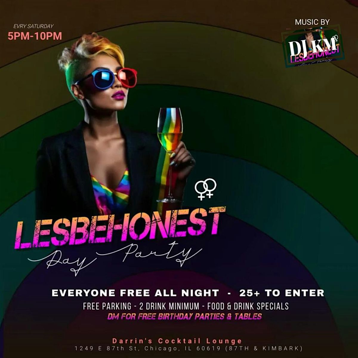 LesBeHonest Saturday DayParty