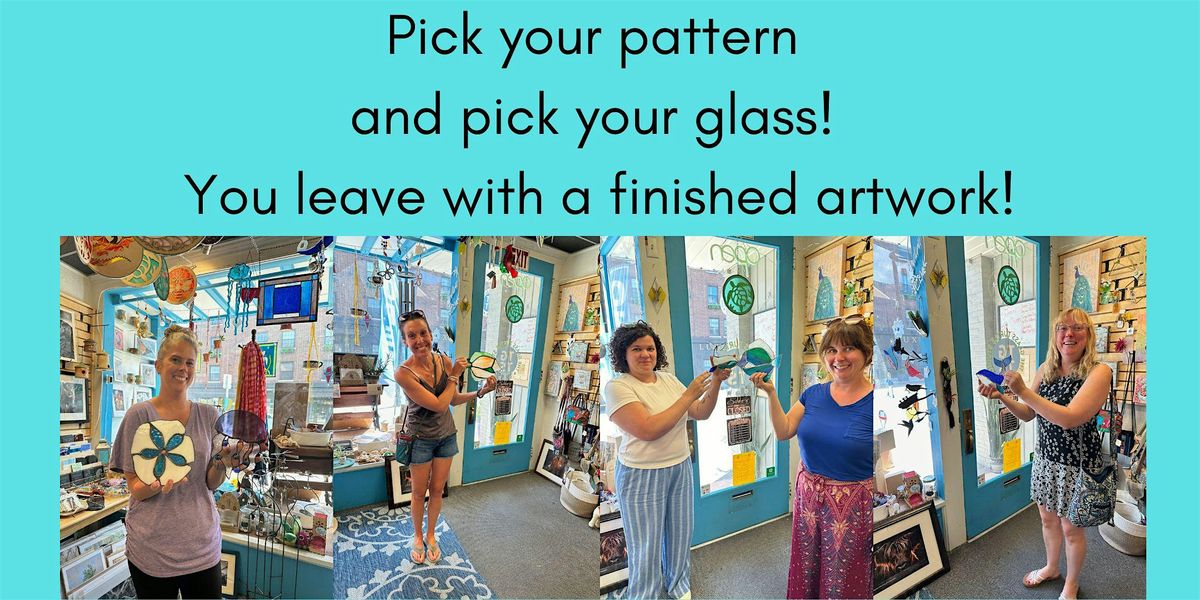 Beach themed stained glass class