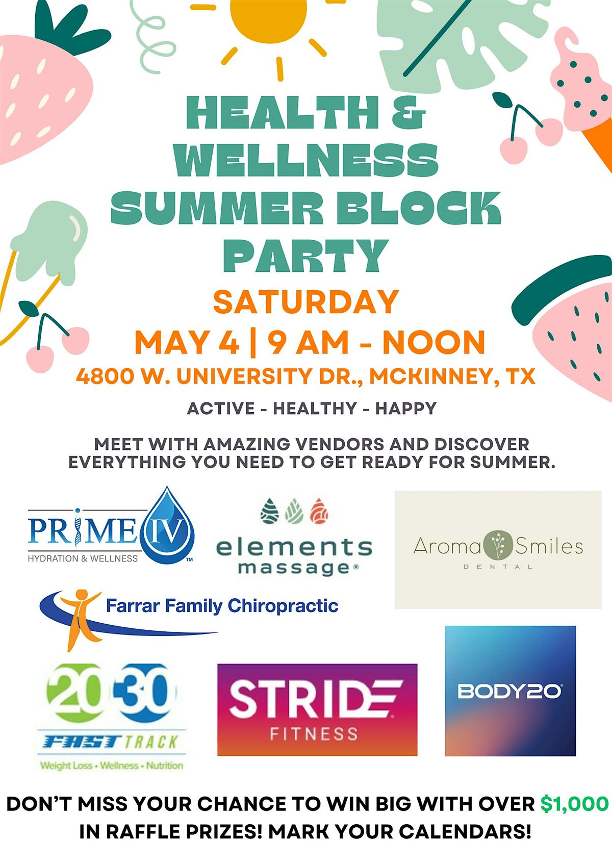 Health & Wellness Summer Block Party