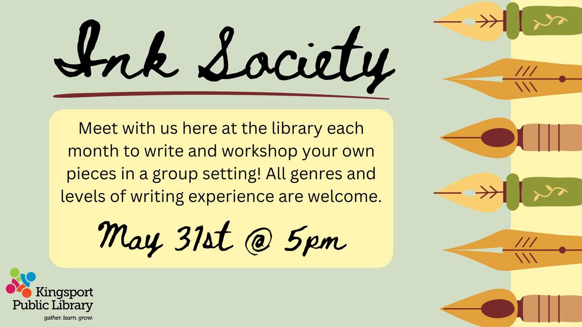 Ink Society: Creative Writing Group