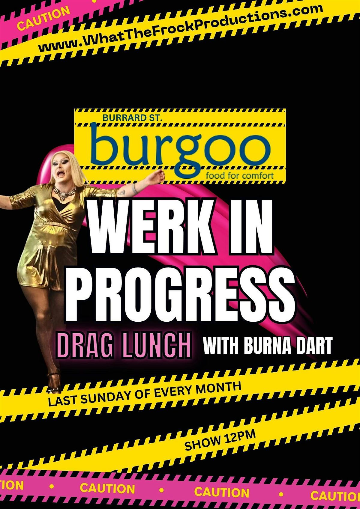 Werk In Progress Drag Lunch with Burna Dart at Burgoo on Burrard